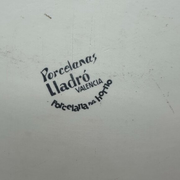 Vintage Lladró Porcelain Rectangular Serving Platter With Flying Geese Design - Picture 5 of 10